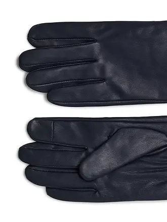 TOMMY HILFIGER | Gants en cuir | dunkelblau